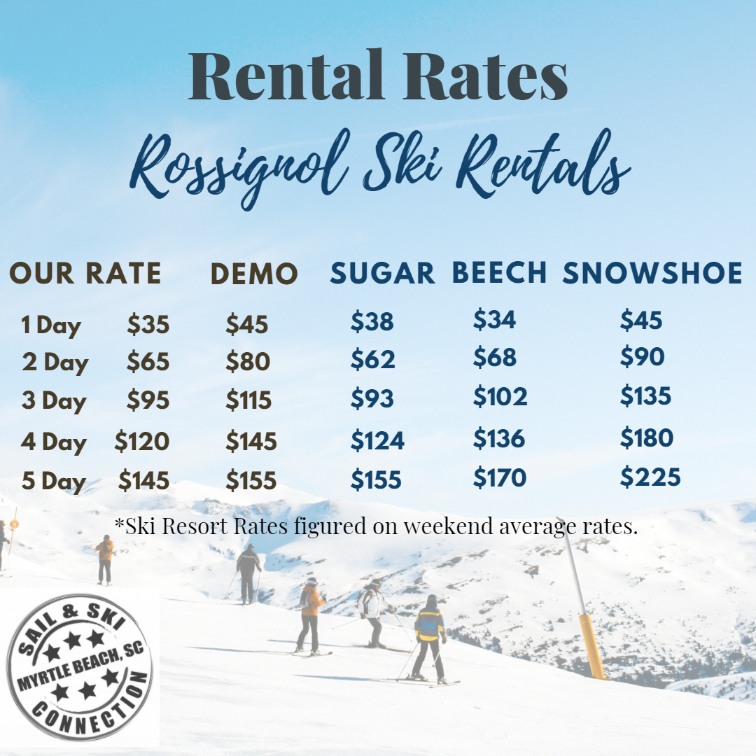 ski rental rates myrtle beach